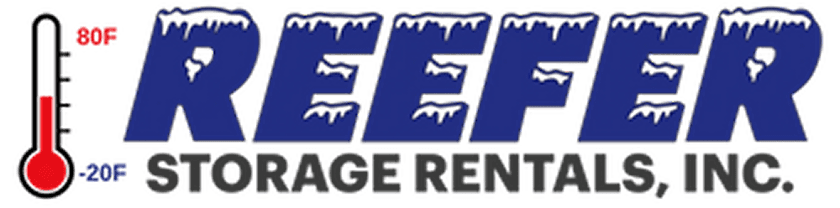 Reefer Storage Rentals logo with thermometer graphic.